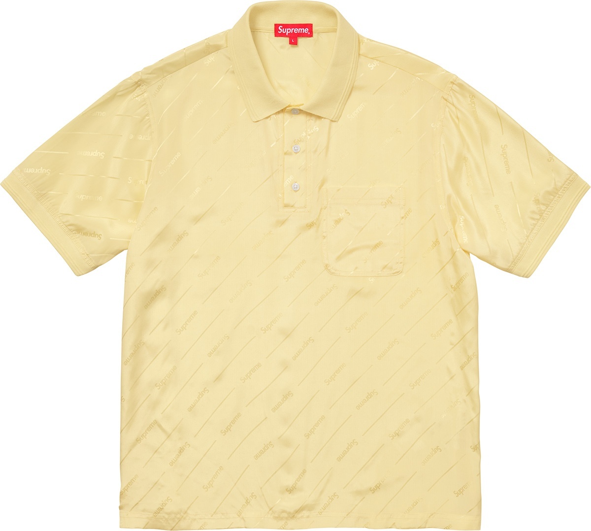 Jacquard Logo Silk Polo view 2